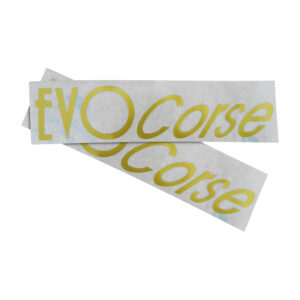 Kit (2pz) adesivi prespaziati sponsor - SMALL (16 cm) oro