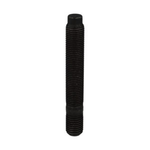 Prigioniero per ruota a doppio filetto M12x1.5 e M12x1.25, lungh. 100 mm - Zincato nero