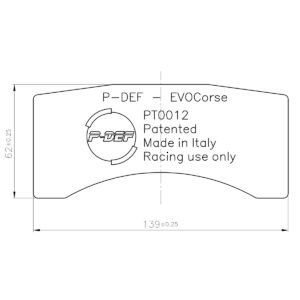P-DEF kit for Ferodo brakes FRP3101