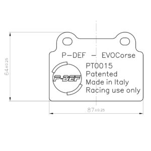 P-DEF kit for Ferodo brakes FCP4168