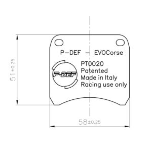 P-DEF kit for Ferodo brakes FCP342