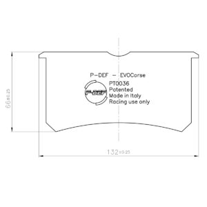 P-DEF kit for Ferodo brakes FRP3116