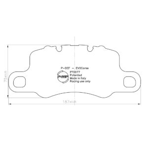 P-DEF kit for Ferodo brakes FCP4665