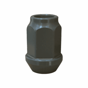 Aluminum open end lug nut - Hard anodization